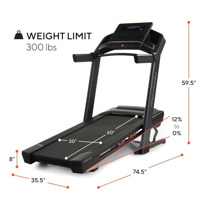 proform_carbon_tlx_foldable_treadmill
