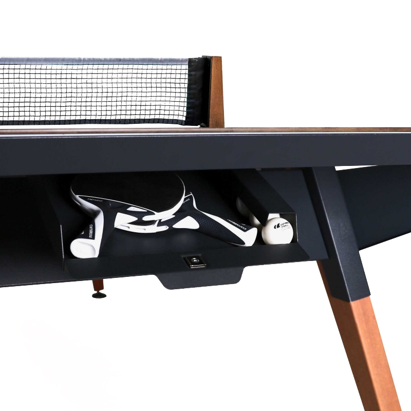 Cornilleau-Origin-Outdoor-Convertible Ping-Pong-Table-Black-Stone-Decoration-panel