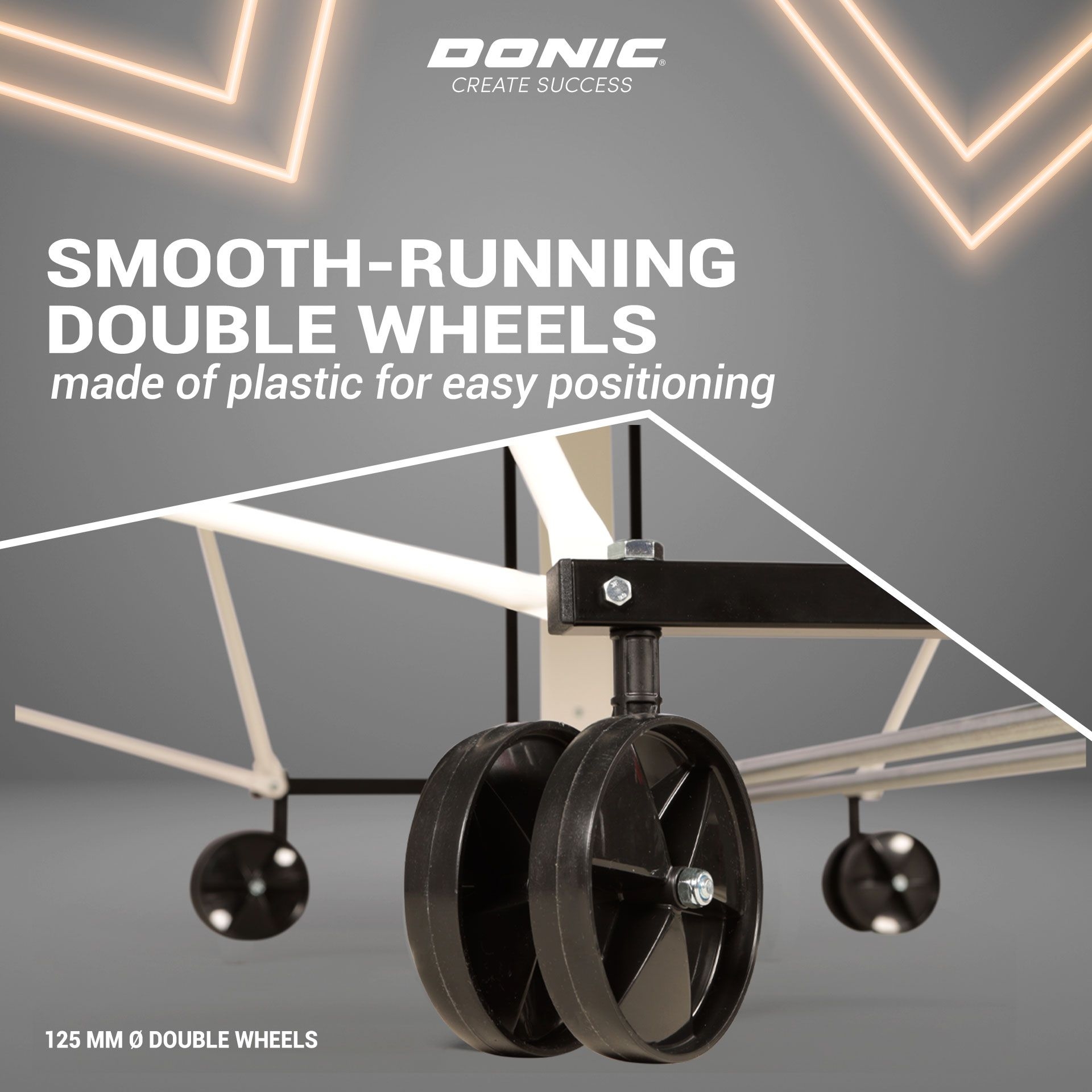 Donic Indoor Roller Fun Table Tennis Table - Image 5
