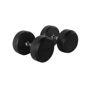 Gainmotion Fixed Round Rubber Dumbbell Set