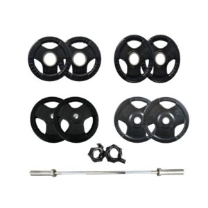 Gainmotion Olympic Weight Plate Set 65 Kg with Bar