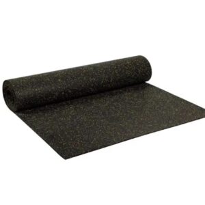 Gym Mat EPDM Rubber Yellow Black, 6mm
